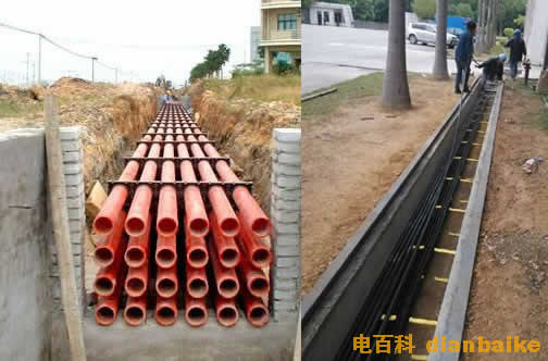 埋地電纜敷設方式