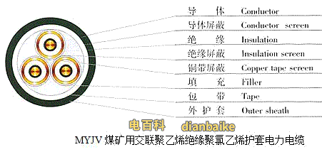 myjv電纜結構圖片