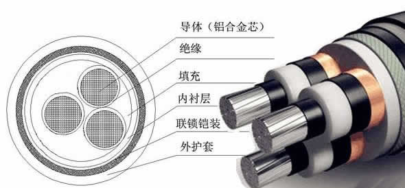 YJLHV22鋁合金電纜結構圖