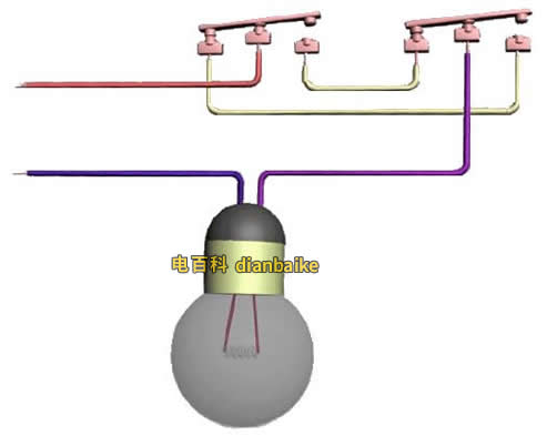 雙聯開光接線圖
