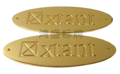 香水銘牌定制香水玻璃瓶金屬標(biāo)牌標(biāo)貼，香水銘牌怎么做？